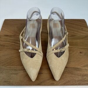 New NWOB Womens DV Dolce Vita Pamla Pointed‎ Toe Slingback Flat Shoes Size 8.5 M